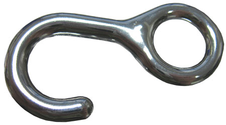 PH-55 Rope Hook-Chrome/Brass - GLOBAL POOL PRODUCTS